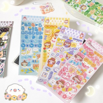 2'li Buyuk Hologram Stickers Deco Stickers