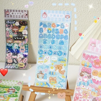 2'li Buyuk Hologram Stickers Deco Stickers