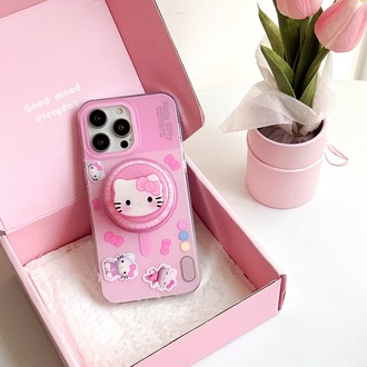 Kamera Desenli Hello Kitty Magsafe Kılıf