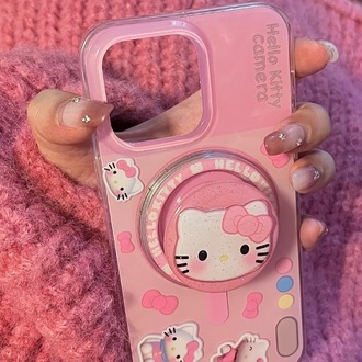 Kamera Desenli Hello Kitty Magsafe Kılıf