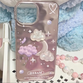 İphone 12PM/13PM Üç Boyutlu Yıldızlı Bulutlar