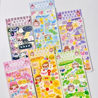 2'li Buyuk Hologram Stickers Deco Stickers