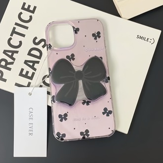 Kurdele Desenli İphone Kılıf + Holder