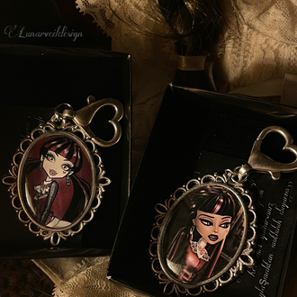 draculaura kalp anahtarlıklar