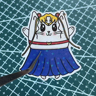 Sailor meown sticker TS015