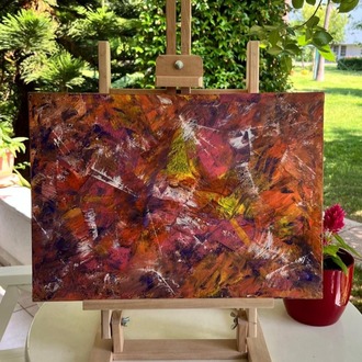 HOPE - Tuval üzeri akrilik boya / 35x50 cm