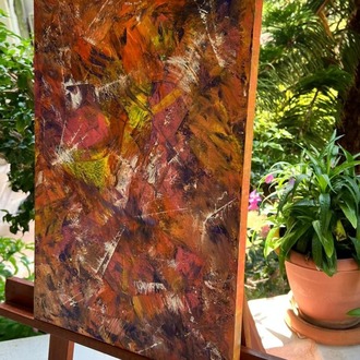 HOPE - Tuval üzeri akrilik boya / 35x50 cm