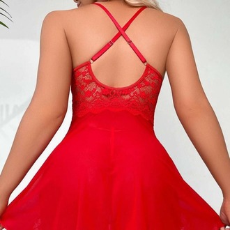 Rouge Passion Dantel Gecelik