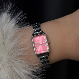 CHOPPERS PEMBE ÇELİK SAAT