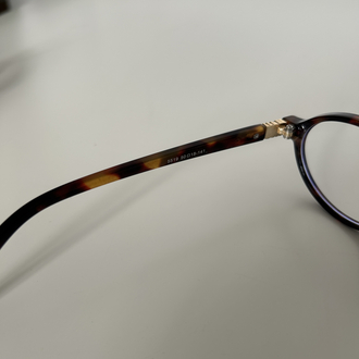 Miu Miu Gözlük-Leopar Desenli