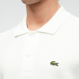 Lacoste Beyaz Polo Yaka Triko T-Shirt