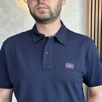Calvin Klein Polo Yaka Lacivert T-Shirt