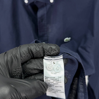 Lacoste Lacivert Keten Regular Gömlek