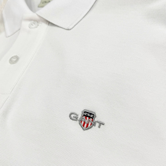 Gant Beyaz Polo Yaka T-Shirt