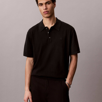 Calvin Klein Triko Siyah Polo Yaka Regular Fit T-Shirt