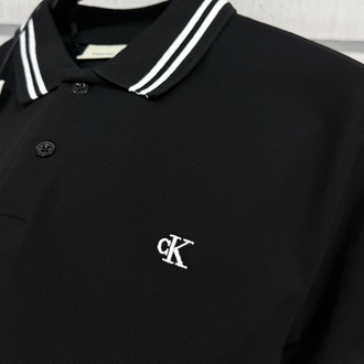 Calvin Klein Siyah Polo Yaka Regular Fit T-Shirt