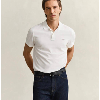 Gant Beyaz Polo Yaka T-Shirt