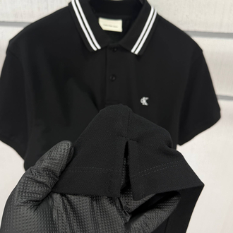 Calvin Klein Siyah Polo Yaka Regular Fit T-Shirt