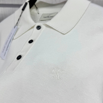 Calvin Klein Triko Beyaz Polo Yaka Regular Fit T-Shirt