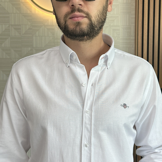 Gant Slim Fit Beyaz Gömlek