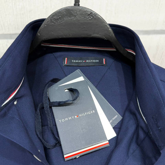 Tommy Hilfiger Lacivert Regular Gömlek