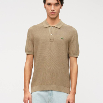 Lacoste Bej Polo Yaka Triko T-Shirt