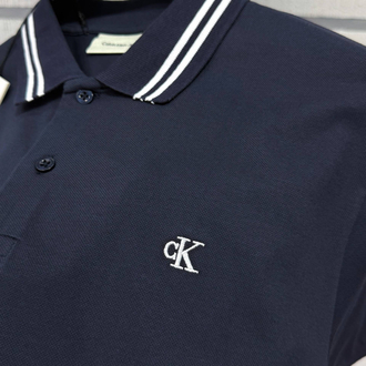 Calvin Klein Lacivert Polo Yaka Regular Fit T-Shirt