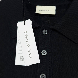 Calvin Klein Triko Siyah Polo Yaka Regular Fit T-Shirt