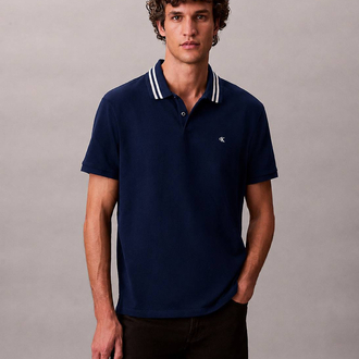 Calvin Klein Lacivert Polo Yaka Regular Fit T-Shirt