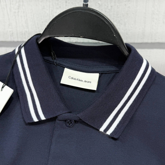 Calvin Klein Lacivert Polo Yaka Regular Fit T-Shirt