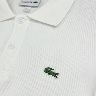 Lacoste Beyaz Polo Yaka Triko T-Shirt
