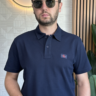 Calvin Klein Polo Yaka Lacivert T-Shirt