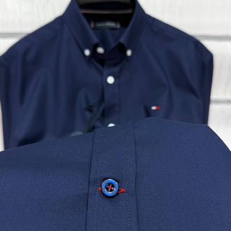 Tommy Hilfiger Lacivert Regular Gömlek