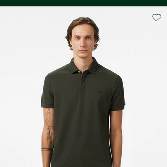 Lacoste Haki Yeşil Paris Polo Yaka T-Shirt
