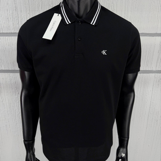 Calvin Klein Siyah Polo Yaka Regular Fit T-Shirt