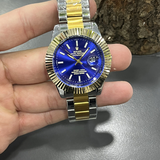 Deep Blue Special Edition – Gold & Steel Premium Erkek Saati