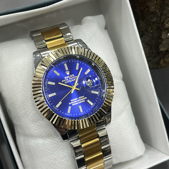 Deep Blue Special Edition – Gold & Steel Premium Erkek Saati
