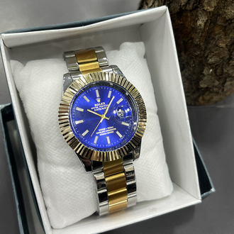 Deep Blue Special Edition – Gold & Steel Premium Erkek Saati