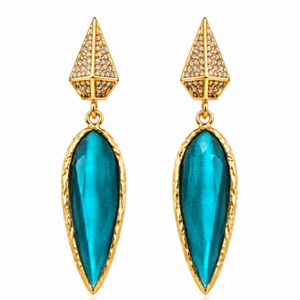 Turquoise Eclipse Küpe