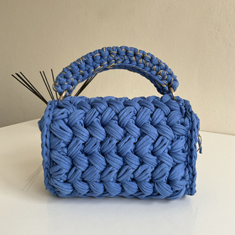 Lupinaria LUNA - Cobalt Blue Örgü Çanta