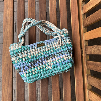 Lupinaria ISOLA - Ocean Breeze Tote Örgü Çanta
