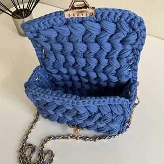 Lupinaria LUNA - Cobalt Blue Örgü Çanta