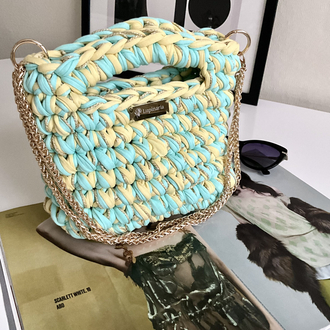 Lupinaria DOLCE - Mint Parfait Örgü Çanta