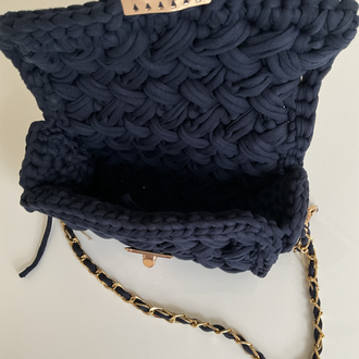 Lupinaria LUNA - Navy Örgü Çanta
