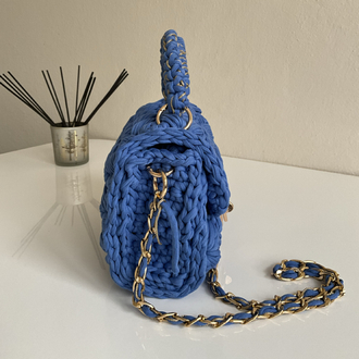 Lupinaria LUNA - Cobalt Blue Örgü Çanta