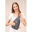 Unisex Gri Krinkıl Body Bag Çapraz Omuz Ve Bel Çantası