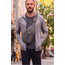 Unisex Gri Krinkıl Body Bag Çapraz Omuz Ve Bel Çantası