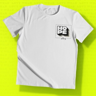 Urban Hope Temalı Beyaz Unisex Tişört - Retro Serisi