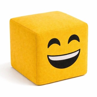 Emoji Puf Koltuk 50x50 cm – Sevimli, Konforlu ve Dekoratif Tasarım
