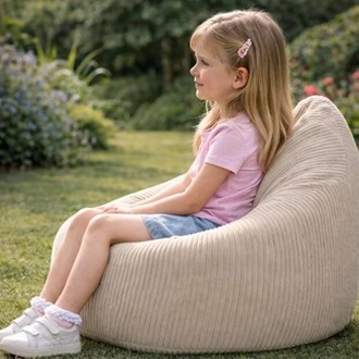 Mini Çocuk Armut Koltuk – Yumuşak Dolgulu Konforlu Puf | Ergonomik Tasarım